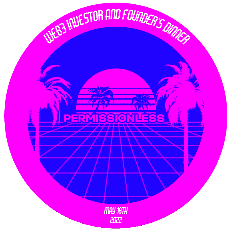 Permissionless Investor & Founder's Dinner Hosted by Sapphire, boldstart, & Blockdaemon POAP image