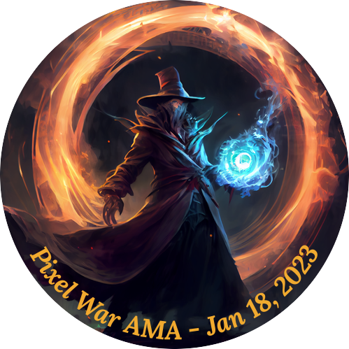 Pixel War AMA POAP image
