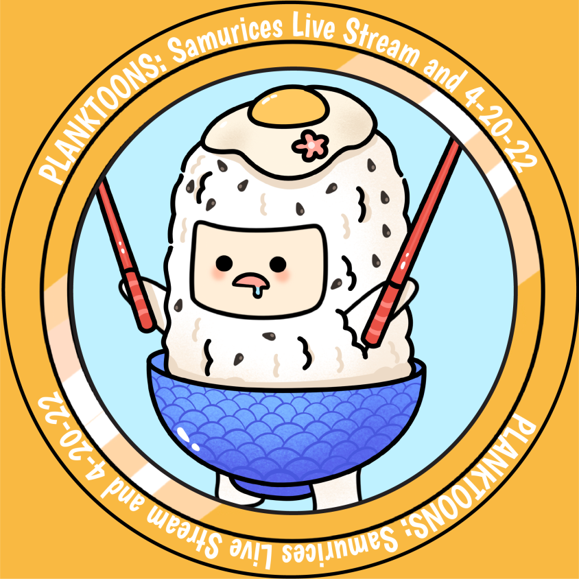 Planktoons Legendary Badge - Samurice Live Stream 04/20/2022 POAP image
