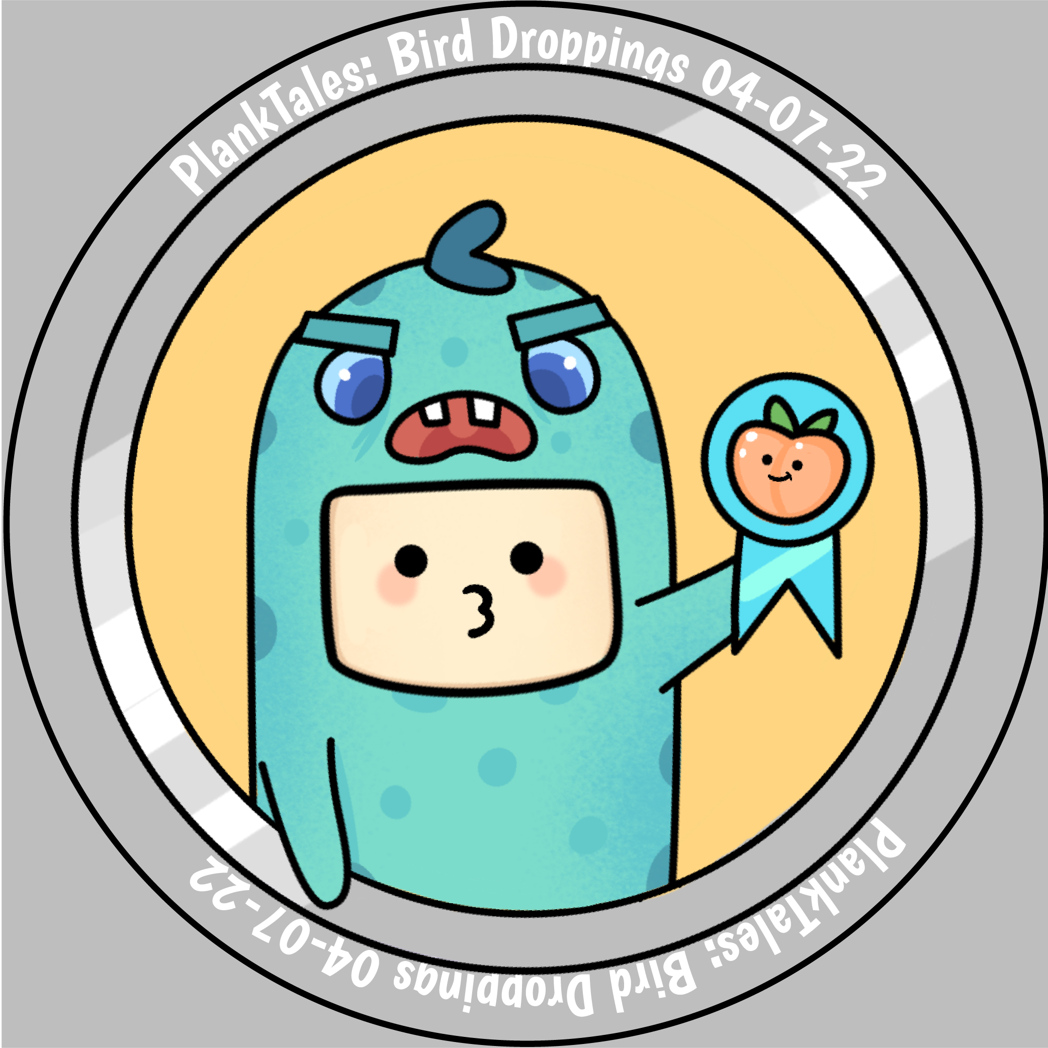 Planktoons Rare Badge - PlankTales Bird Droppings 04/07/22 POAP image
