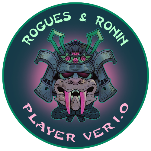 Player in game 1 of the Rogues & Ronin NFT game on Charged Particles POAP image