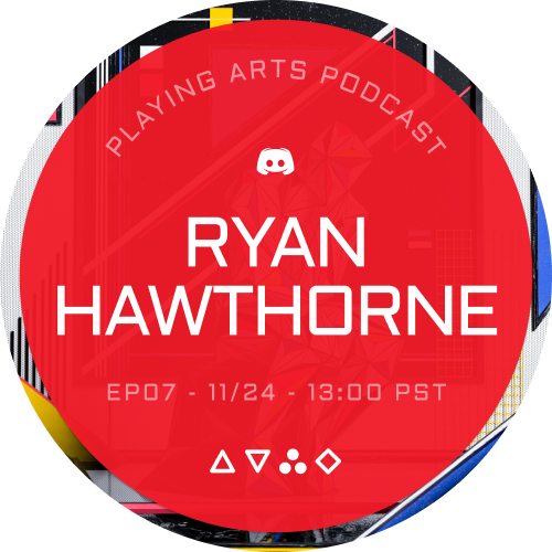 Playing Arts Podcast • Ep07 Ryan Hawthorne • 8♣︎ POAP image