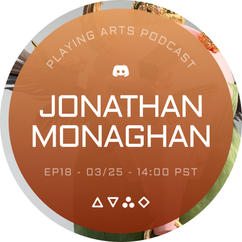 Playing Arts Podcast • Ep18 Jonathan Monaghan • 5♥︎ POAP image