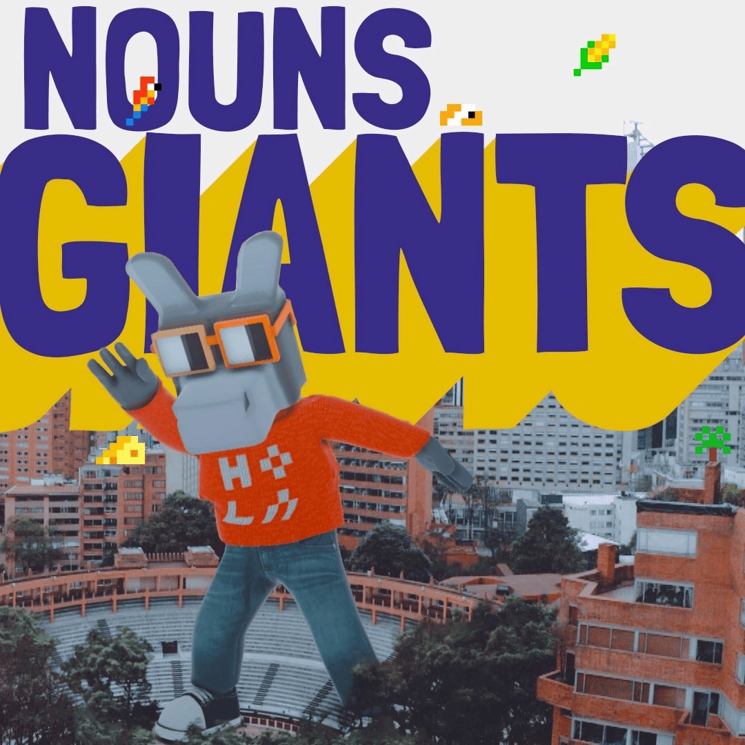 Plaza de Sustantivos #5 | Nouns Giants POAP image