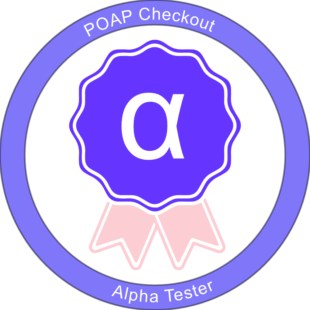 POAP Checkout - internal alpha tester POAP image