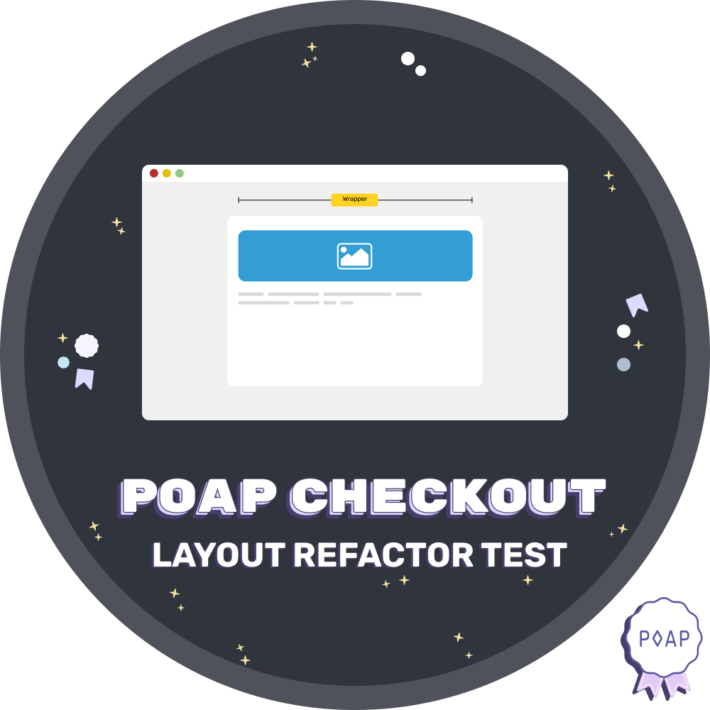 POAP Checkout - Layout Refactor test POAP image