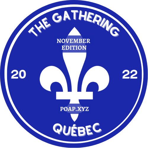 POAP Quebec Gathering November #1 POAP image