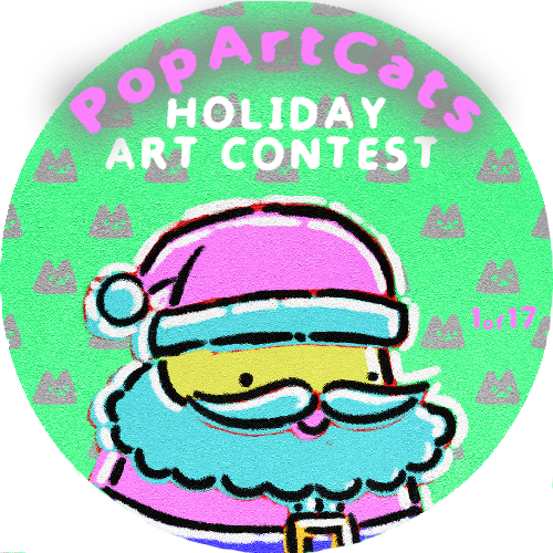 Pop Art Cats by Matt Chessco 1st Holiday Art Contest!  POAP image