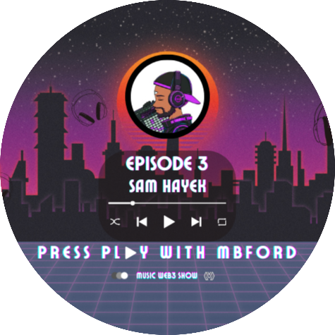 Press Play: Music Web3 Show - Episode #3 POAP image