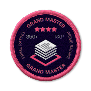 Prime Rating Grand Master Patch POAP image