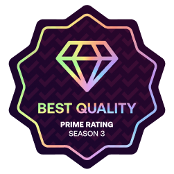 Prime Rating Season 3 - Best Quality Report  POAP image