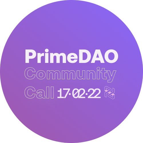 PrimeDAO Community Call 02/22 POAP image