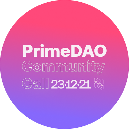 PrimeDAO Community Call 12/21 POAP image