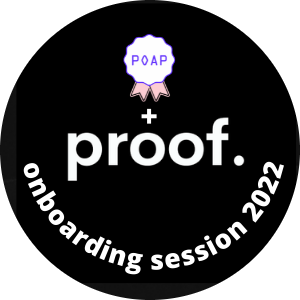 Proof + POAP - Onboarding 2022 POAP image