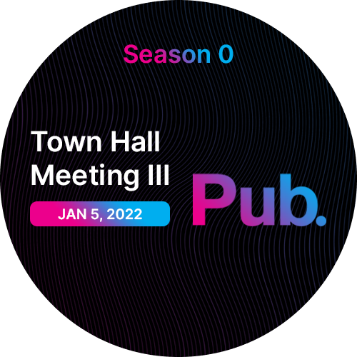 PubDAO Townhall III - Season 0 POAP image