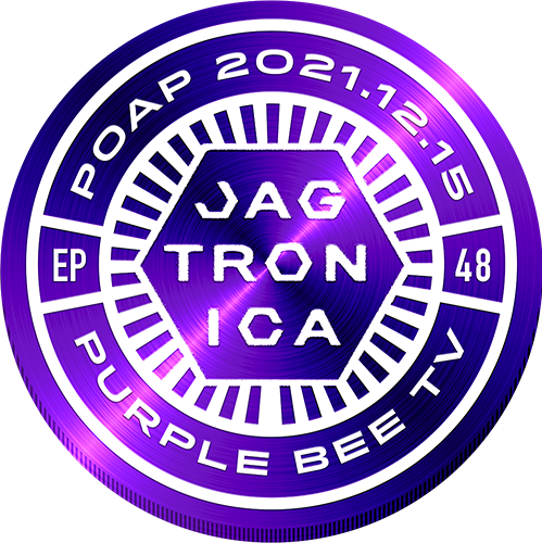 PURPLE BEE • JAGTRONICA 48 POAP image