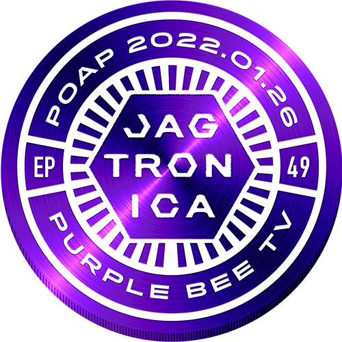 PURPLE BEE • JAGTRONICA 49 POAP image