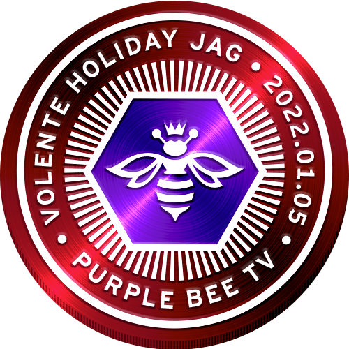 PURPLE BEE • Volente Holiday Jag • 2022.01.05 POAP image