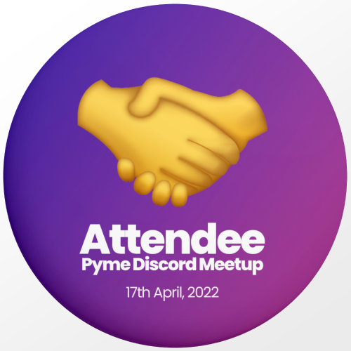 Pyme Discord Meetup #1 POAP image