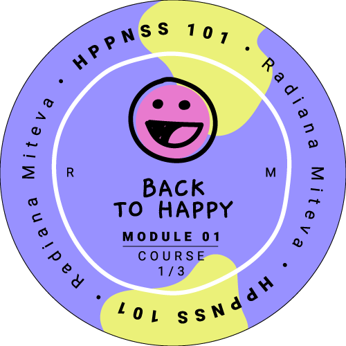 Radiana Miteva's "Back To Happy: Daily Priming" Course POAP POAP image