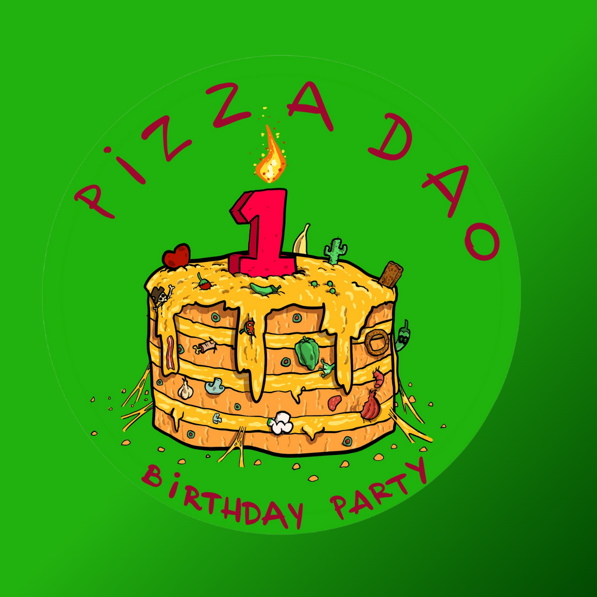 Rare Pizzas x PizzaDAO's First Birthday Party POAP image