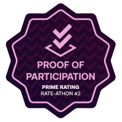Rate-athon 2 - Participation Patch POAP image