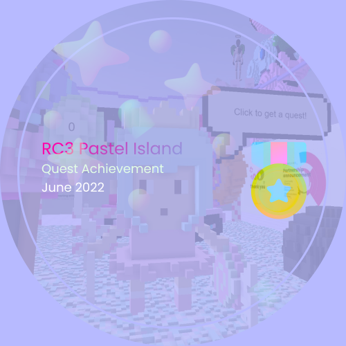 RC3 MV Quest Achievement #1 (June 2022) POAP image