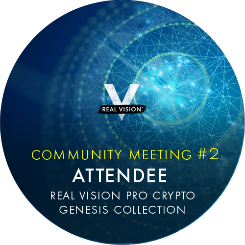 Real Vision Pro Crypto Genesis NFT Community Meeting #2 POAP image