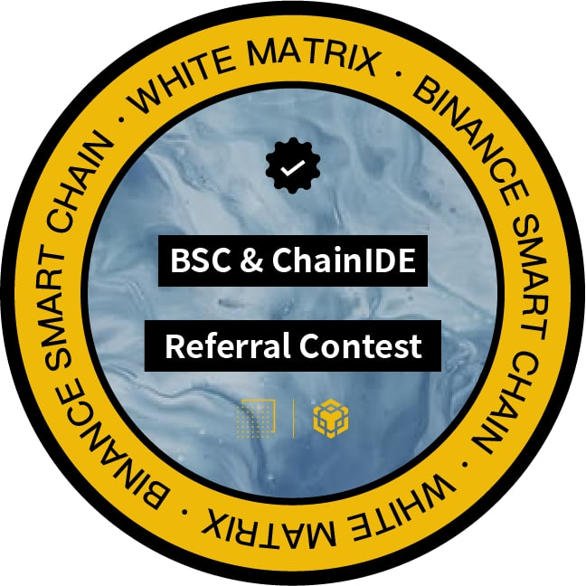Referral contest for 2022 BSC & ChainIDE bootcamp POAP image