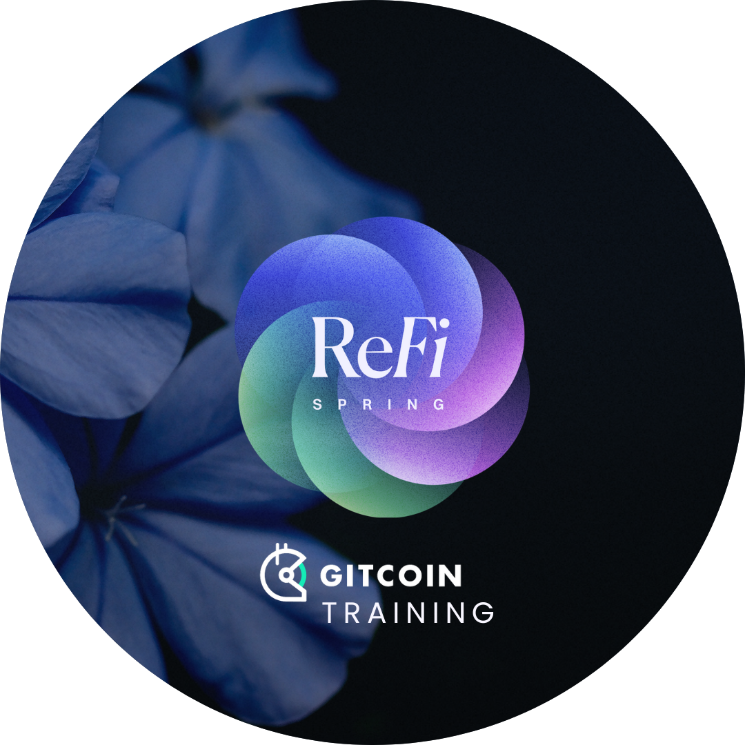 ReFi Spring Gitcoin Training 2023 POAP image