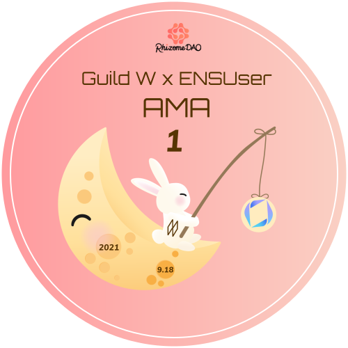 RhizomeDAO AMA #1 Guild W ✖ ENSUser POAP image