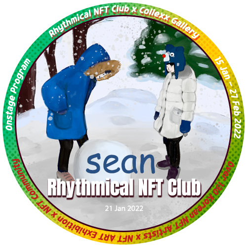 Rhythmical NFT Club Exhibition x Relay Onstage - Artist - Sean POAP image