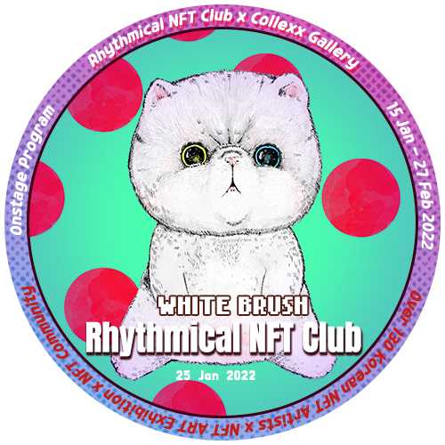 Rhythmical NFT Club Exhibition x Relay Onstage - WhiteBrush POAP image