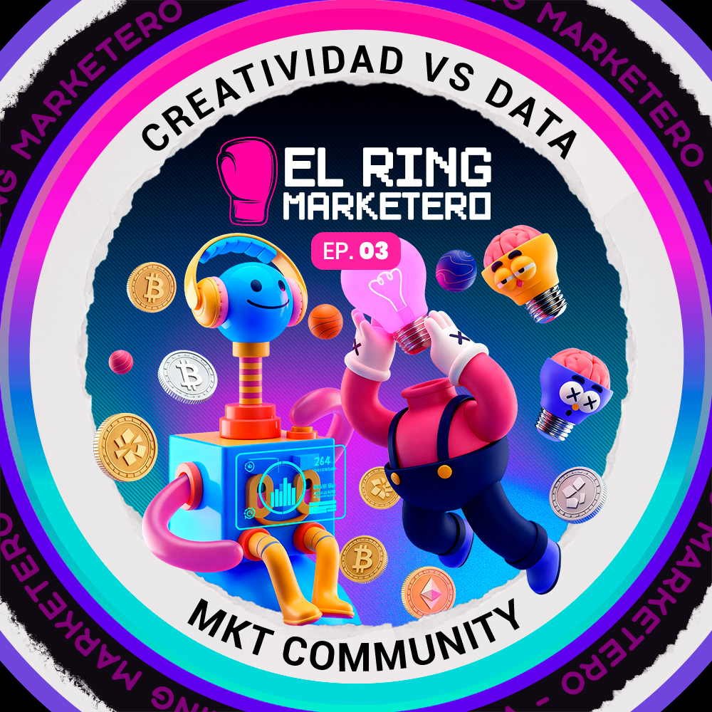 Ring Marketero EP. 03 - 🥊 Creatividad vs. Data: ¿Qué pesa más en el marketing Web3? POAP image