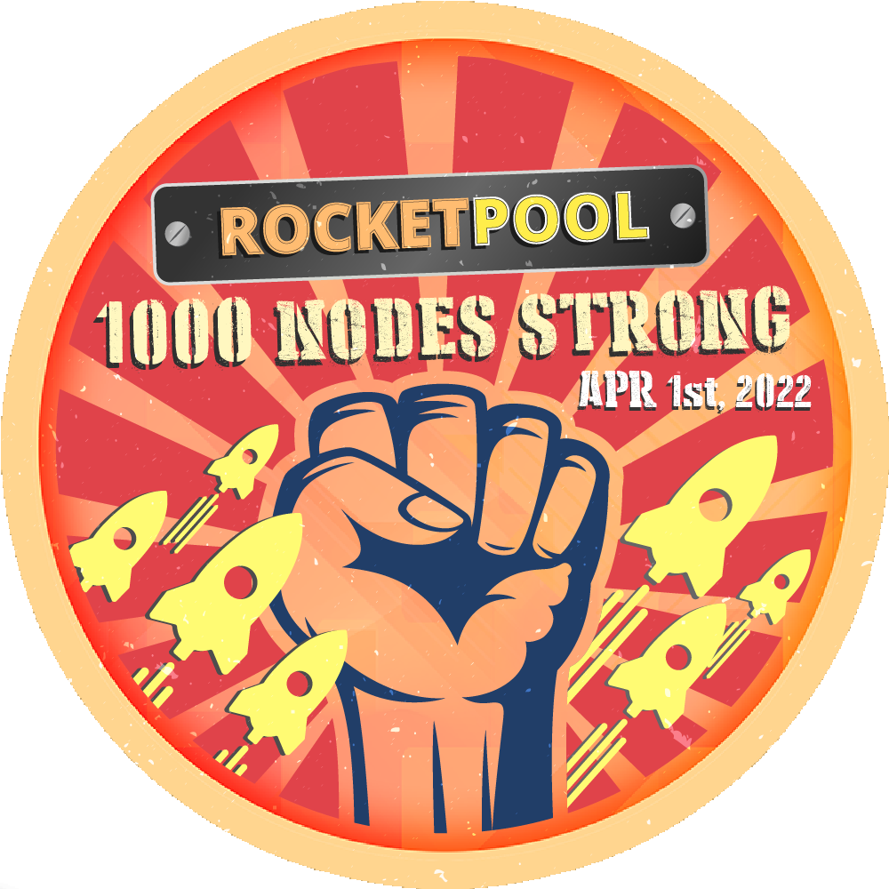 Rocket Pool First 1000 Nodes