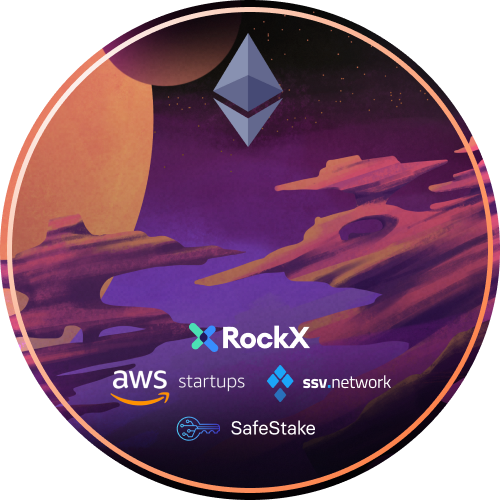 RockX & SSV & SafeStake w/ Ethereum Singapore Meetup POAP POAP image