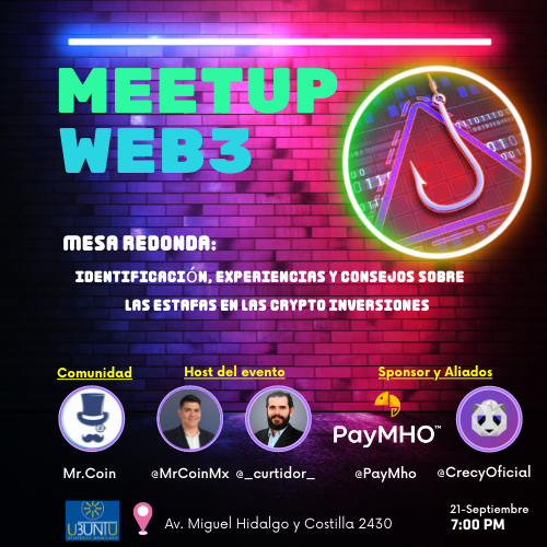 Round table to talk about ponzis in crypto POAP image