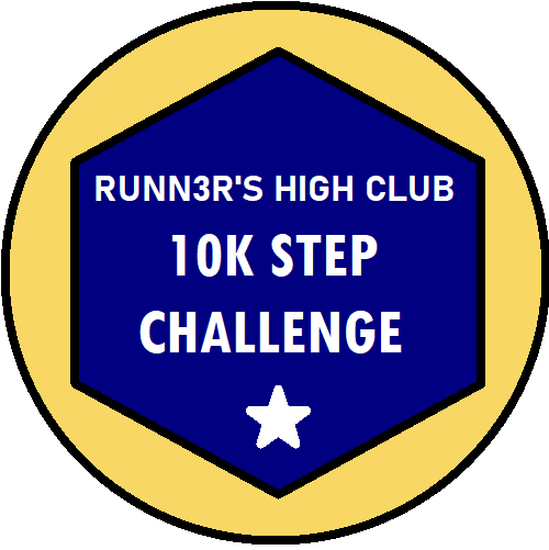 RUNN3R'S HIGH CLUB 10K STEP CHALLENGE POAP image