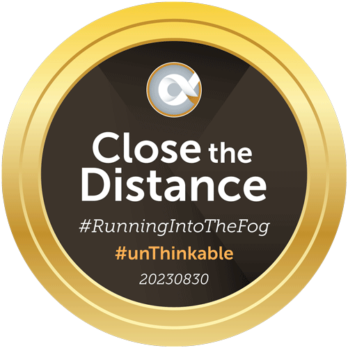 Running Into The Fog #unThinkable August 30, 2023 - OpenRECON POAP image