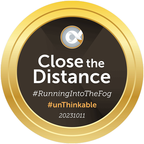 Running Into The Fog #unThinkable October 11, 2023 - OpenRECON POAP image