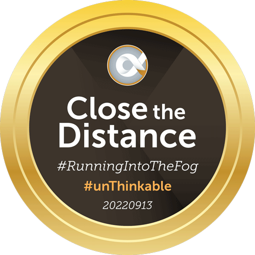 Running Into The Fog #unThinkable September 13, 2022 - OpenRECON POAP image