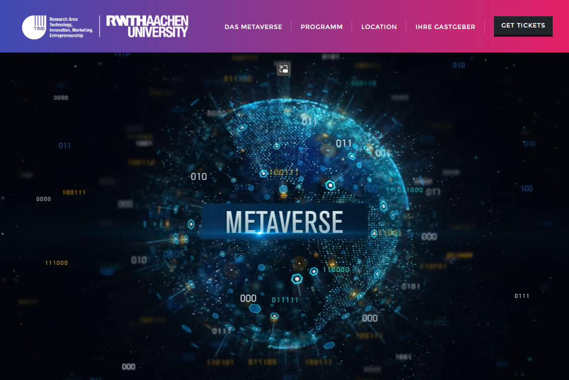 RWTH Metaverse Conference POAP image
