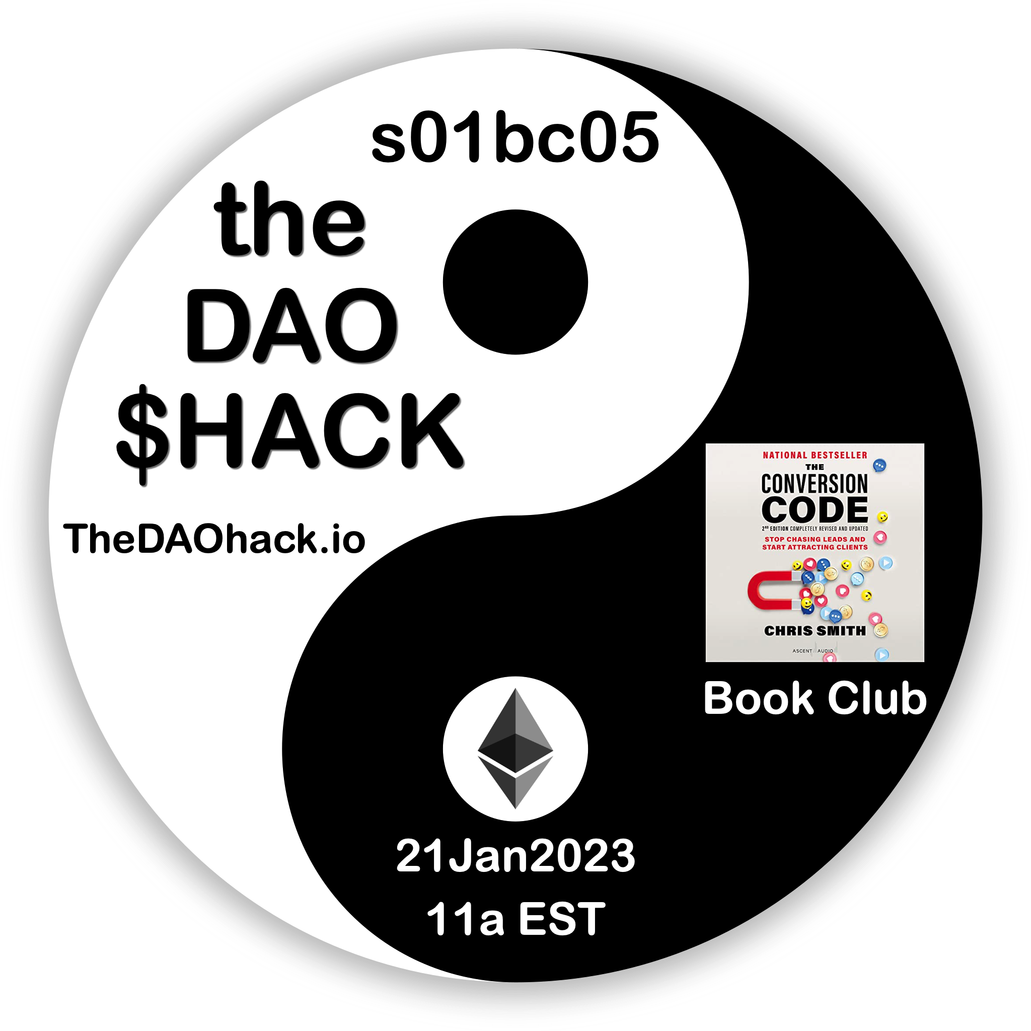 s01bc05 | The Conversion Code [5] | Sat 11a EST 21Jan2023 | Book Club POAP image