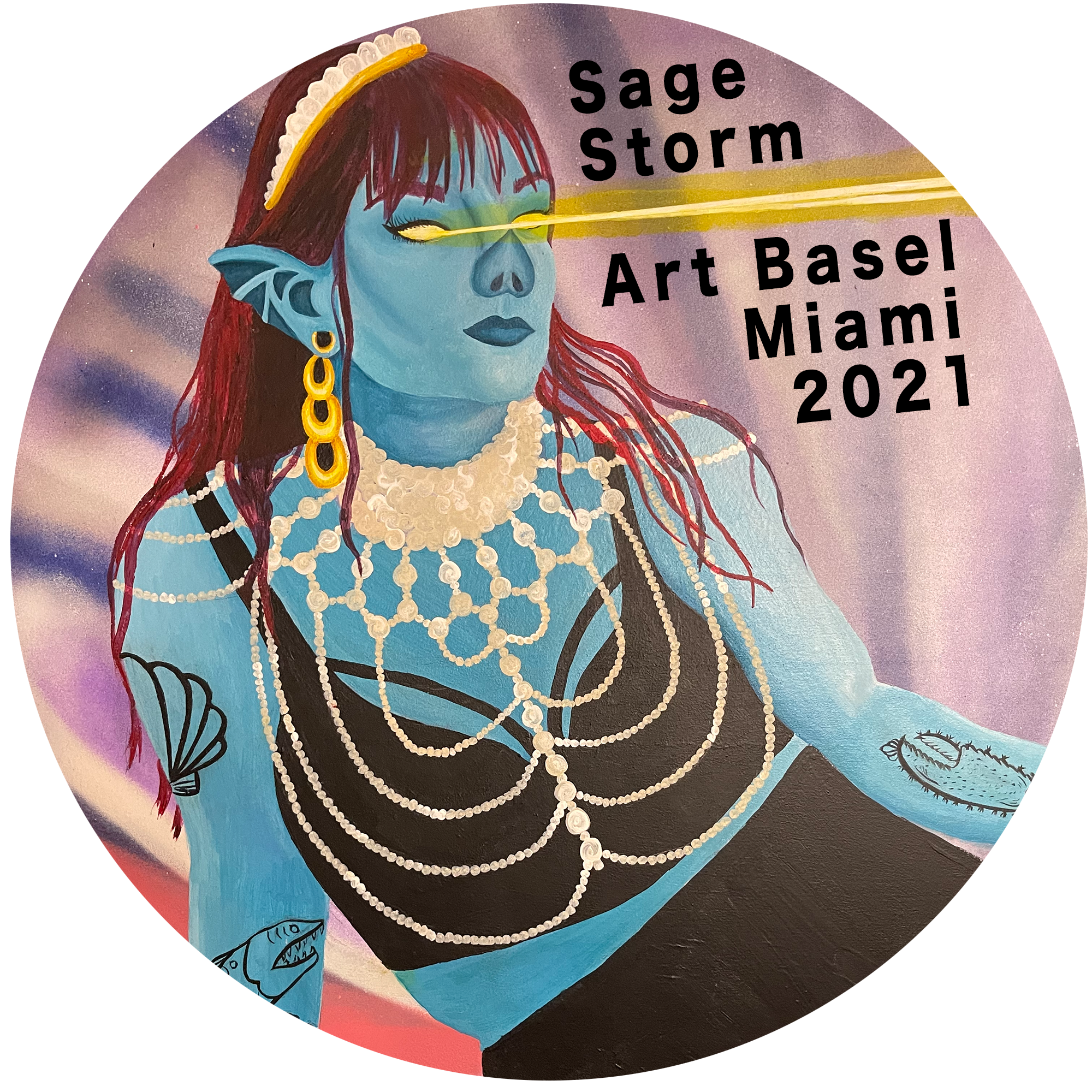 Sage Storm at Miami Art Basel 2021! POAP image
