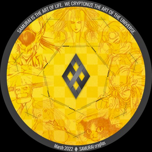 SAMURAI Crypto Exhibition | NFT HALL March 2022 #1 POAP image