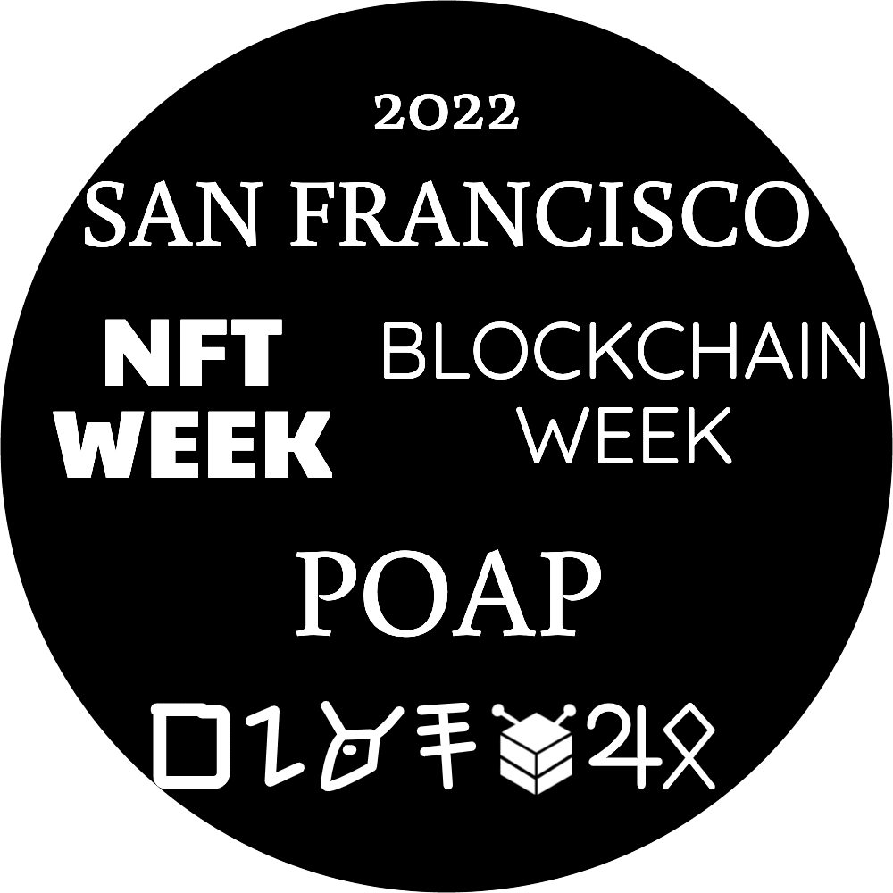 San Francisco NFT / Blockchain Week POAP image