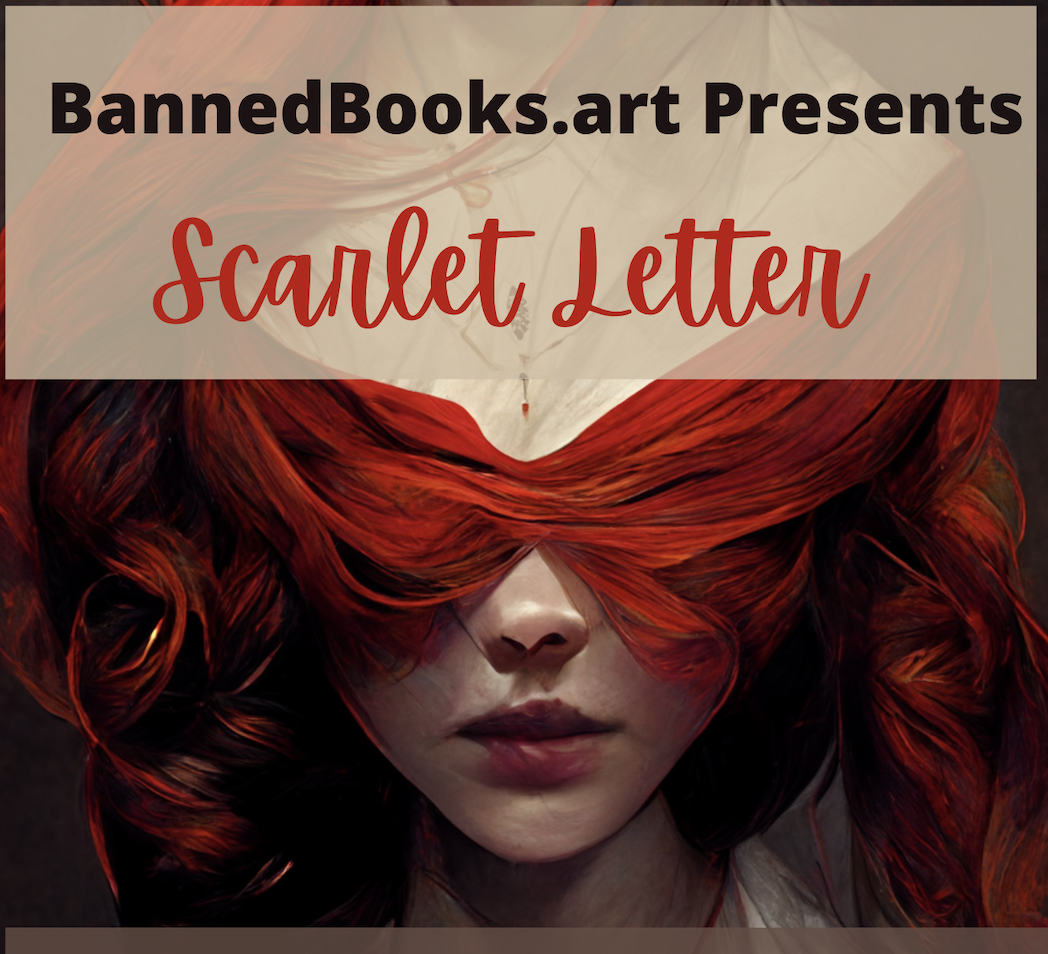 Scarlet Letter edition of #BannedBookArt gallery POAP image