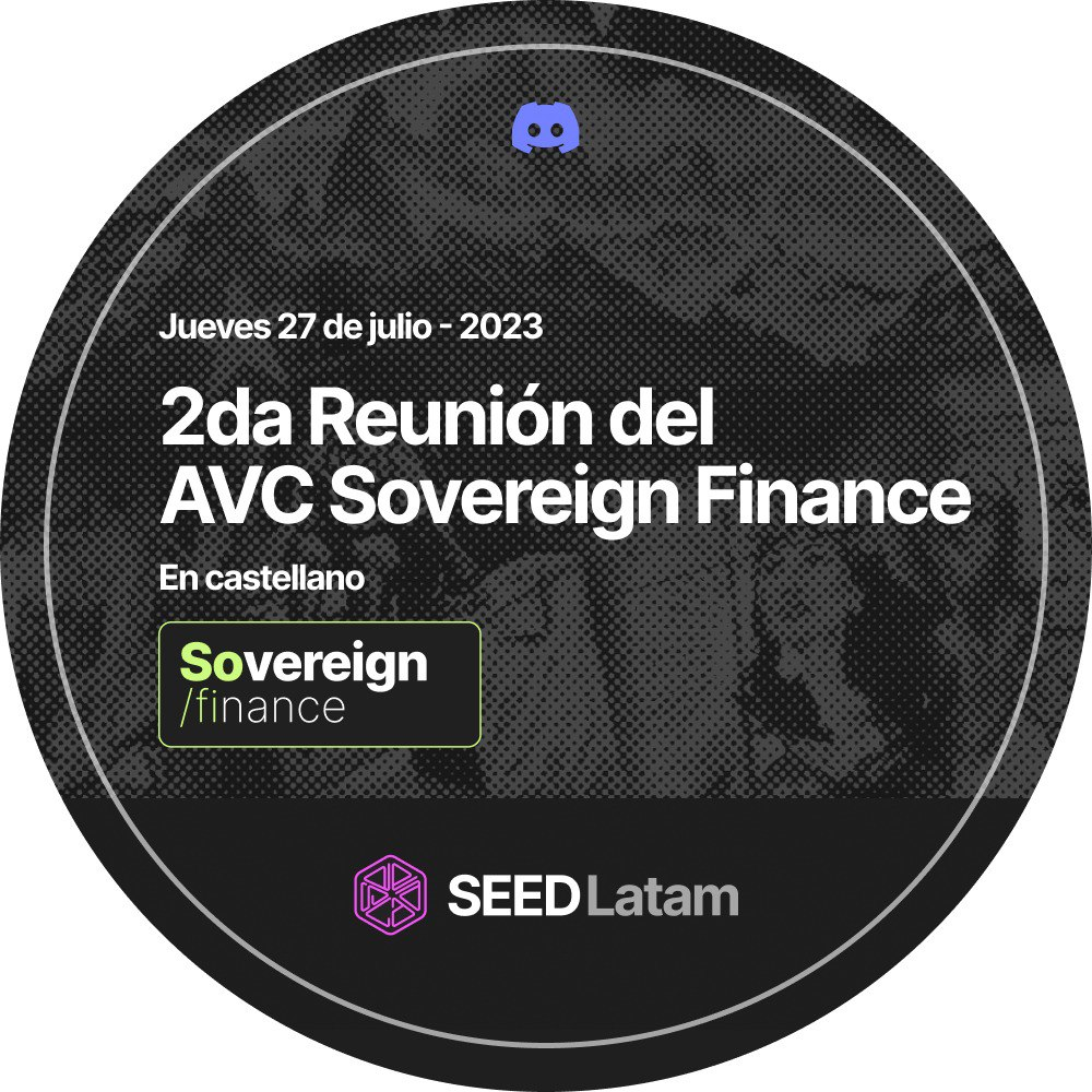 Segunda Reunión del AVC Sovereign Finance en español POAP image