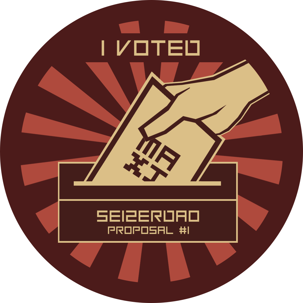 SeizerDAO's 1st Vote POAP image