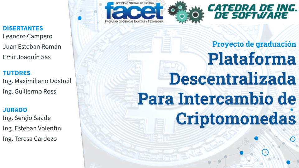 Seminario de avance Plataforma Web Descentralizada para Intercambio de Criptomonedas POAP image